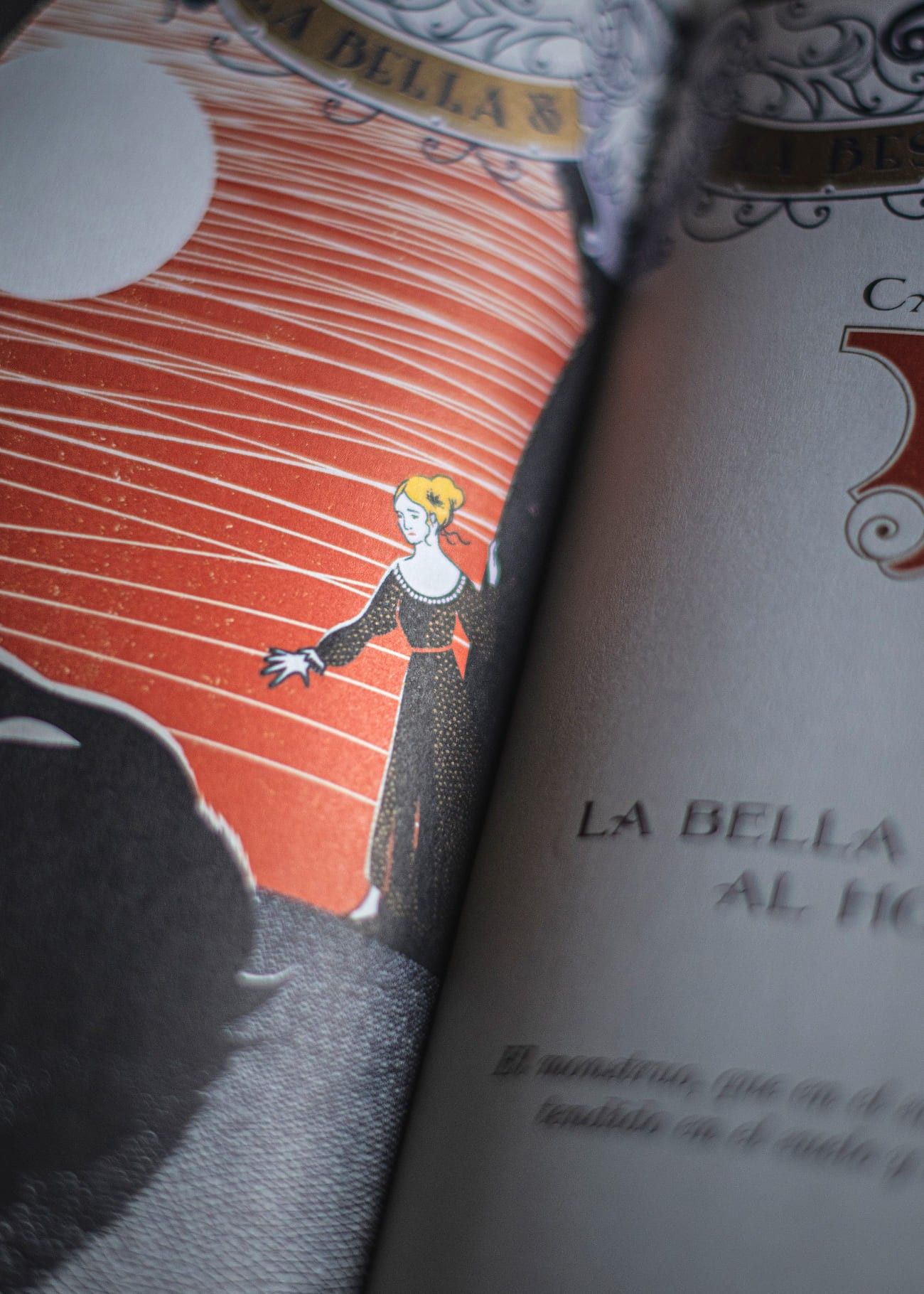 Séptima imagen de La Bella y la Bestia. Pop-Up de Folioscopio