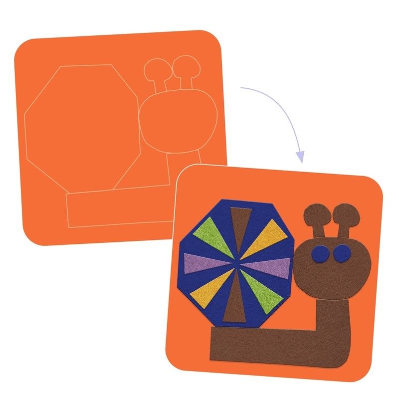 Segunda imagen del Taller de Manualidades Collage ¡Muy Suaves! de Djeco