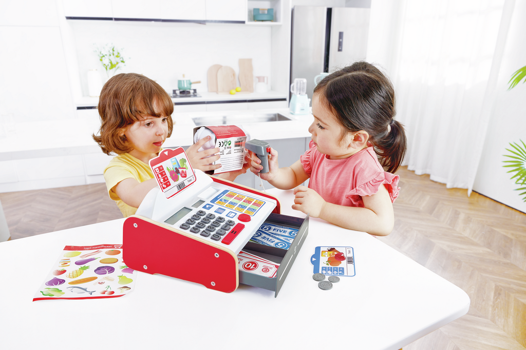 Tercera imagen de la Caja Registradora Beep 'n' Buy de Hape