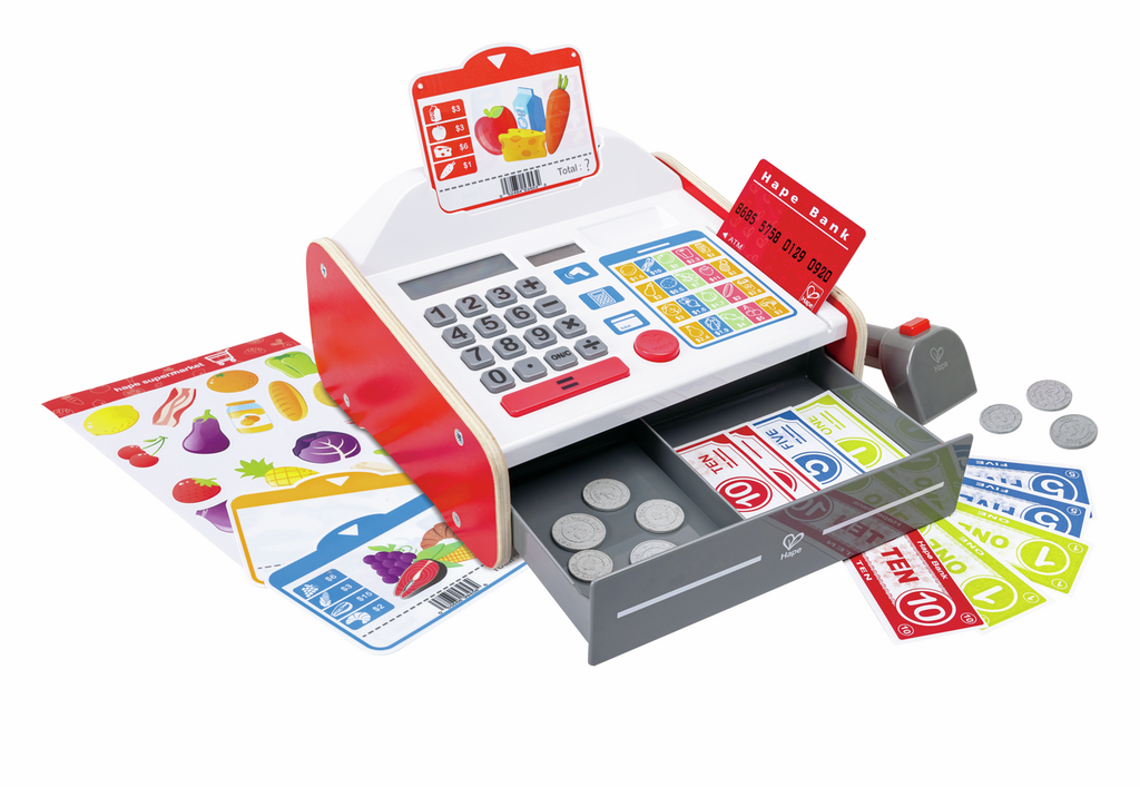 Primera imagen de la Caja Registradora Beep 'n' Buy de Hape