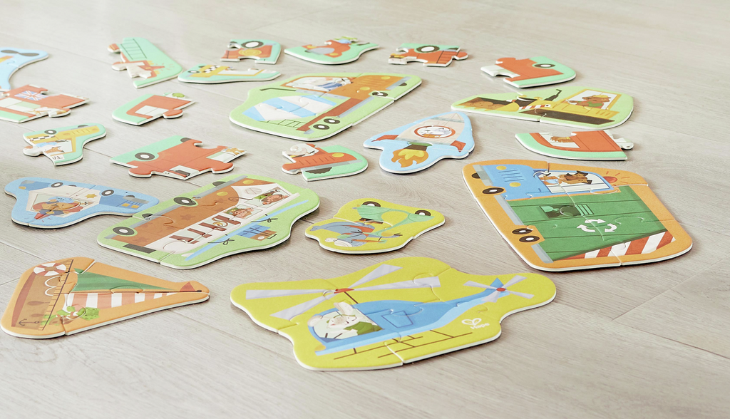 Séptima imagen del Puzzle de Ruedas y Maravillas de Hape