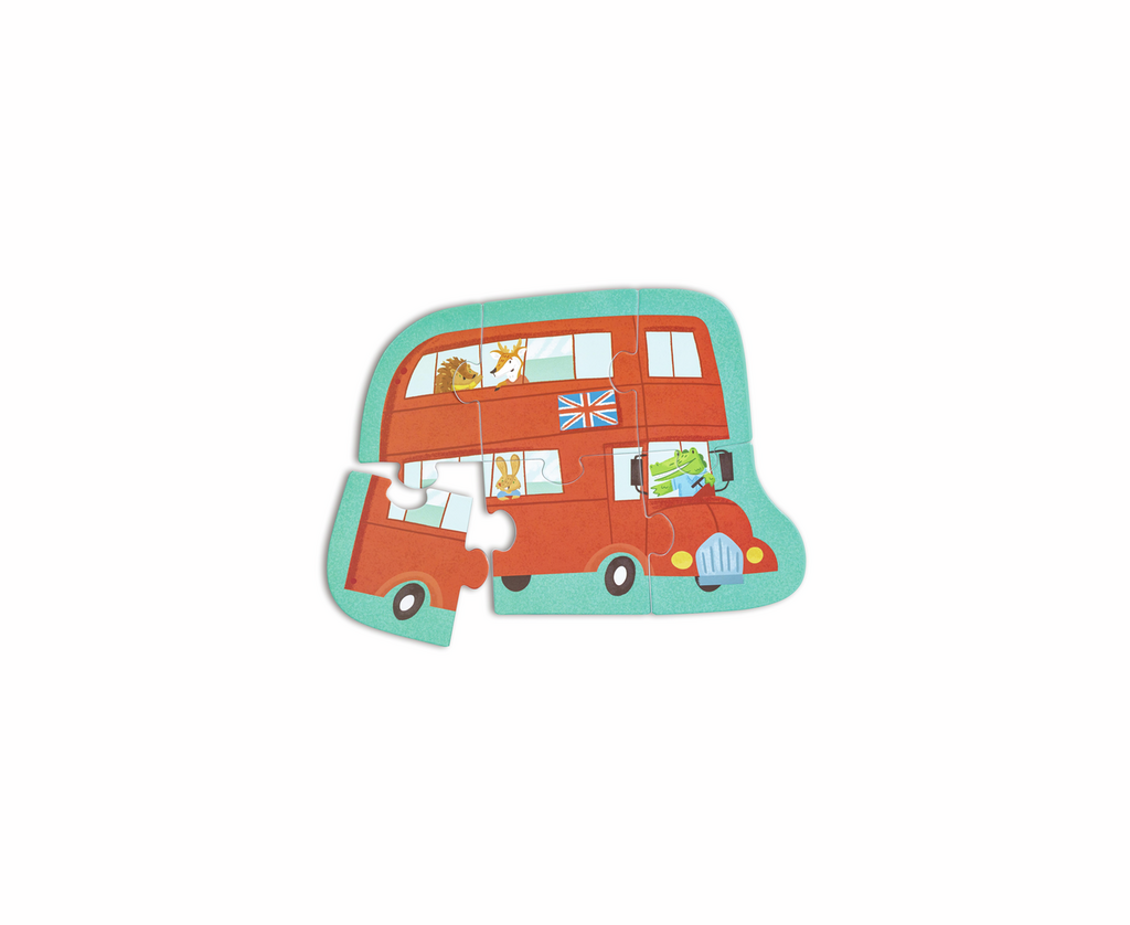 Sexta imagen del Puzzle de Ruedas y Maravillas de Hape
