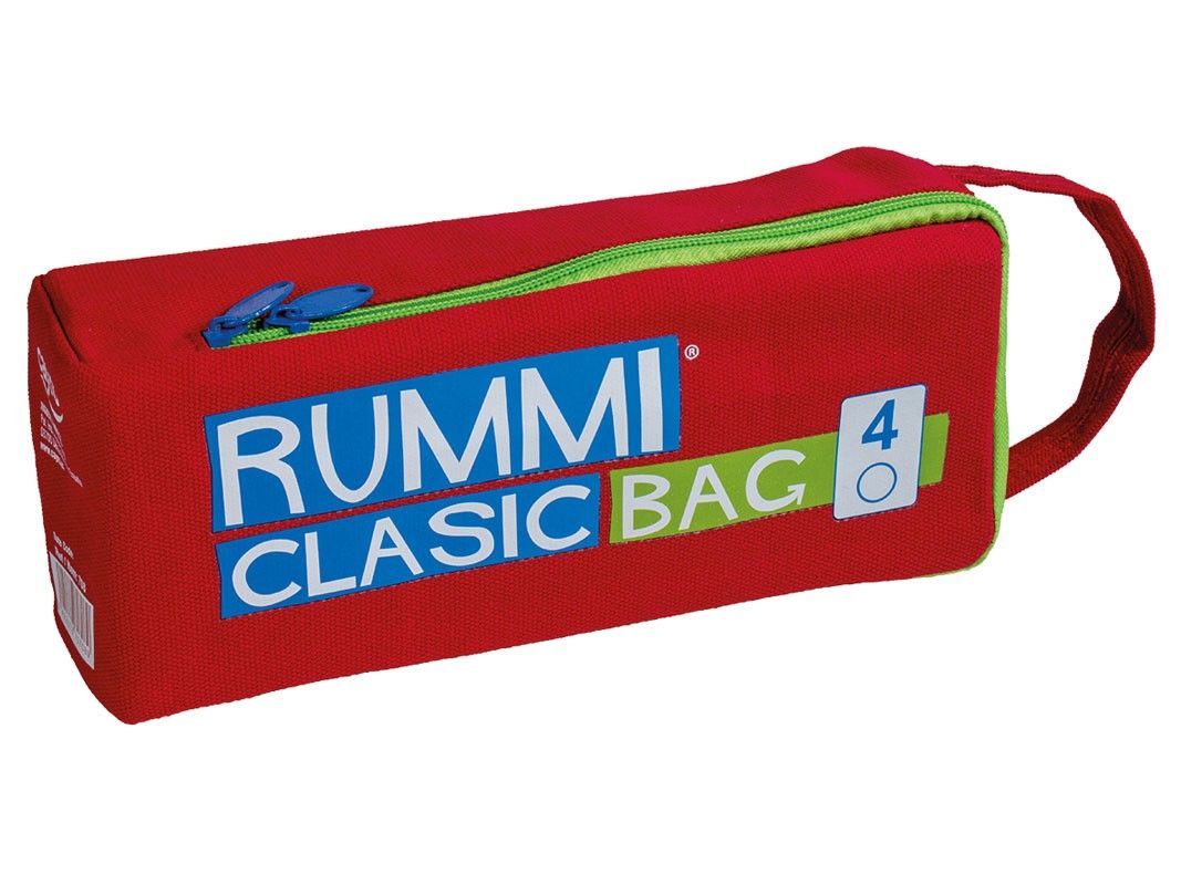 Primera imagen del Rummi Classic en bolsa para 4 jugadores de Cayro