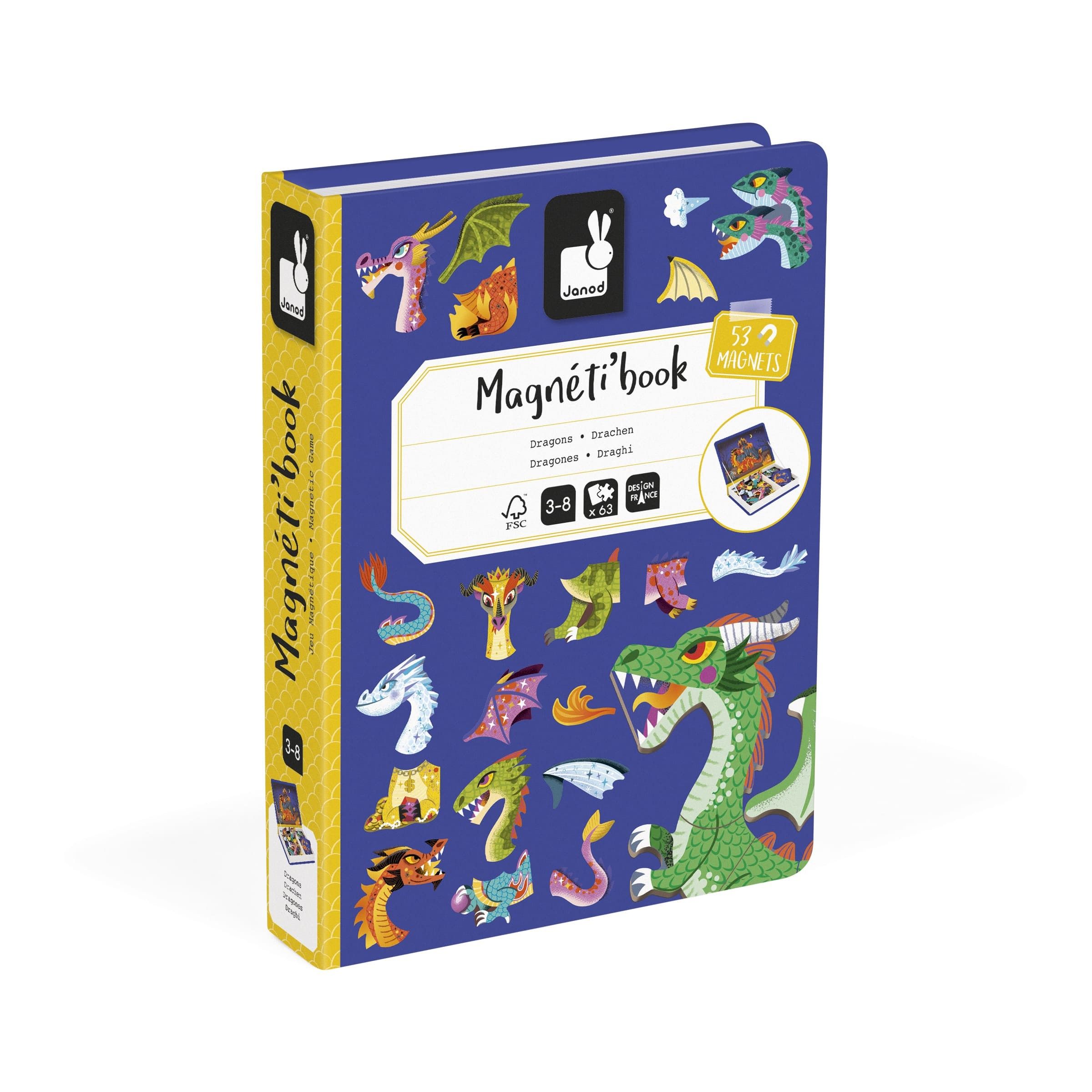 Sexta imagen del Magnetibook Dragones de Janod