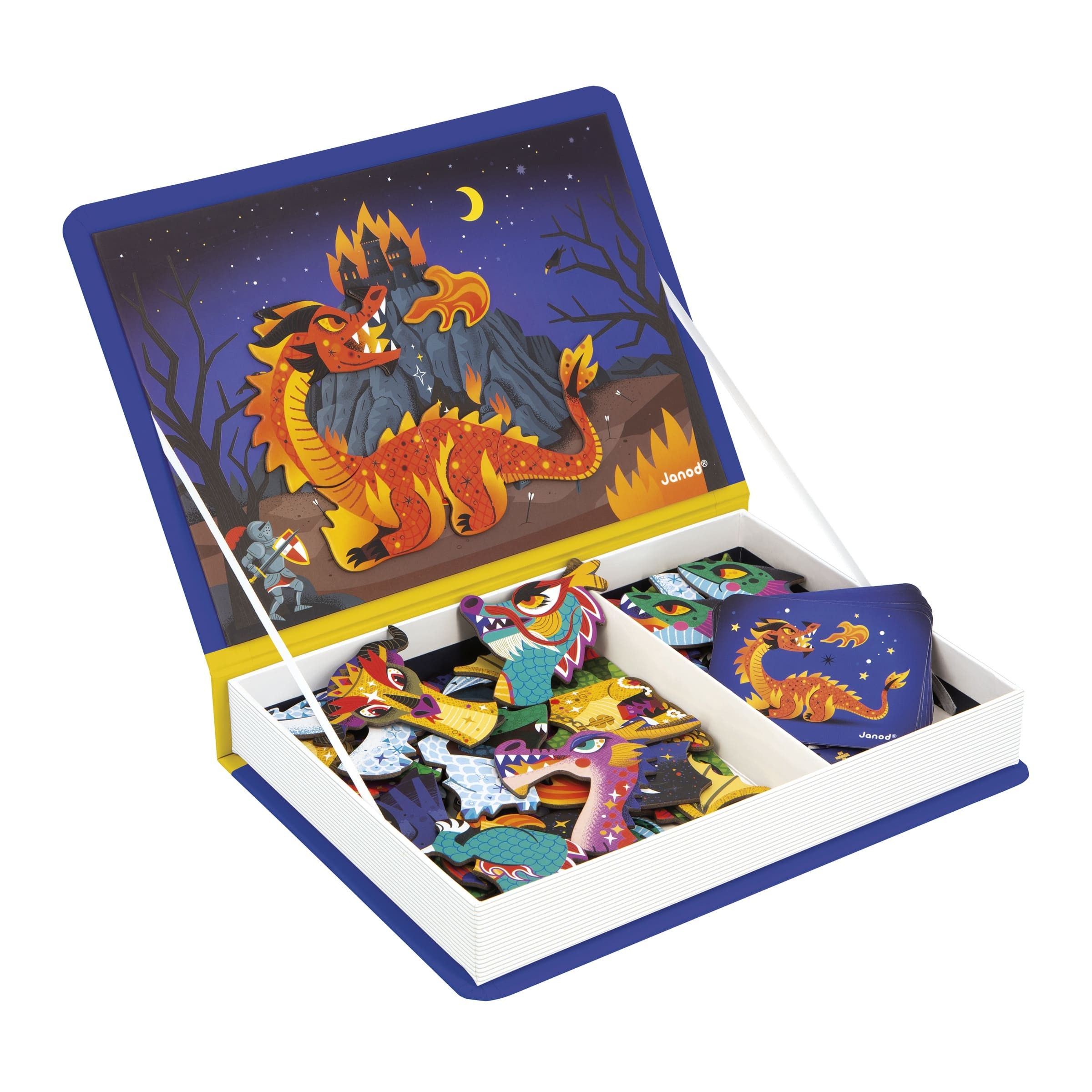 Tercera imagen del Magnetibook Dragones de Janod
