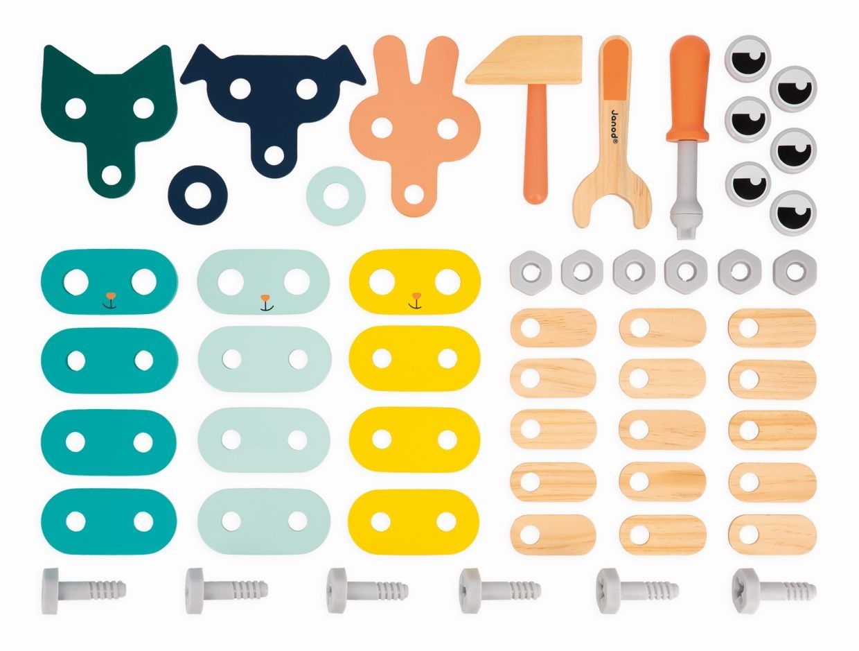 Octava imagen de Pequeños Animales para hacer bricolaje Brico'Kids de Janod