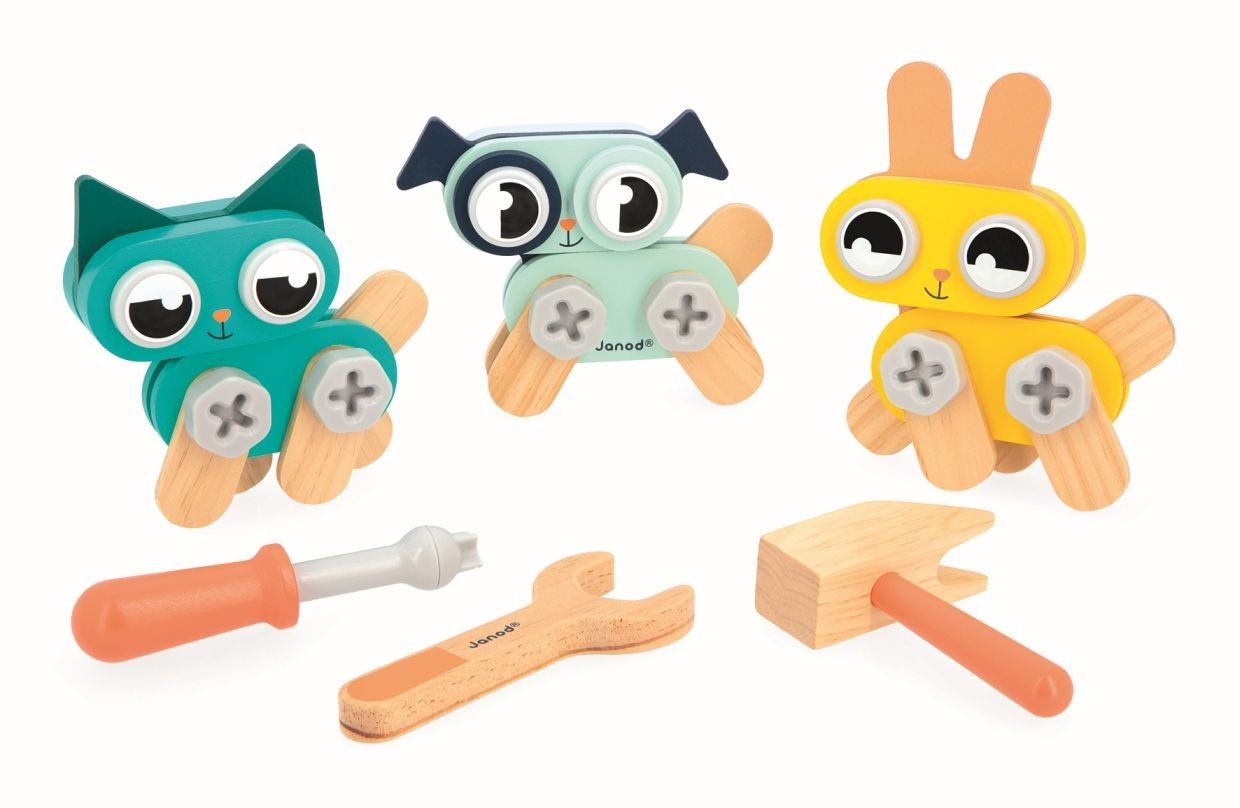 Segunda imagen de Pequeños Animales para hacer bricolaje Brico'Kids de Janod