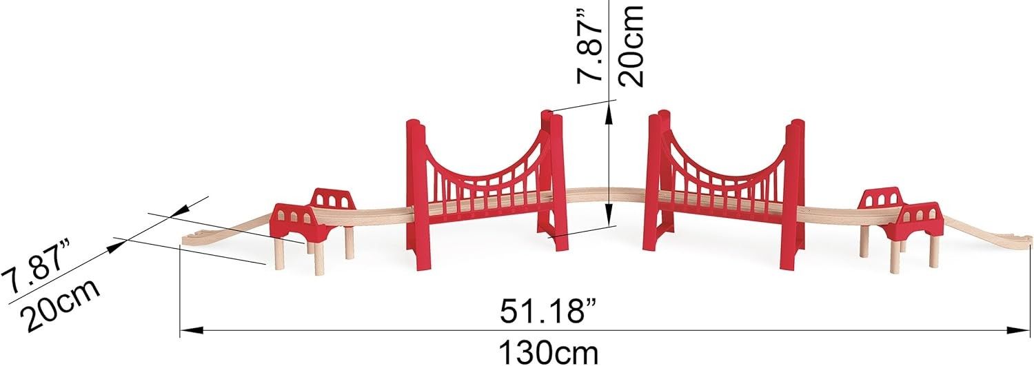 Quinta imagen del Gran Puente Colgante Doble de Hape