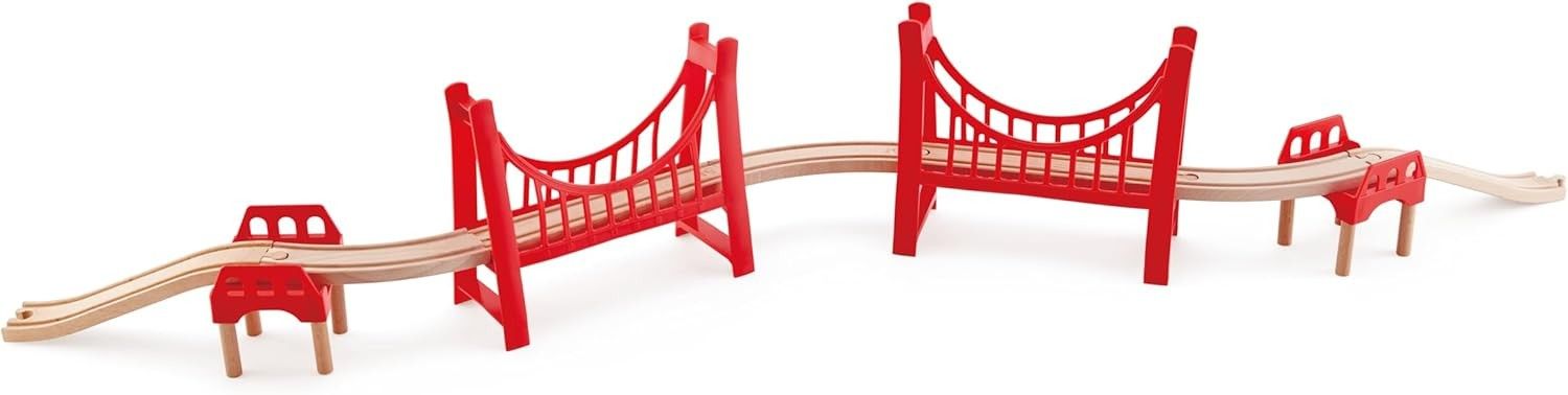 Primera imagen del Gran Puente Colgante Doble de Hape