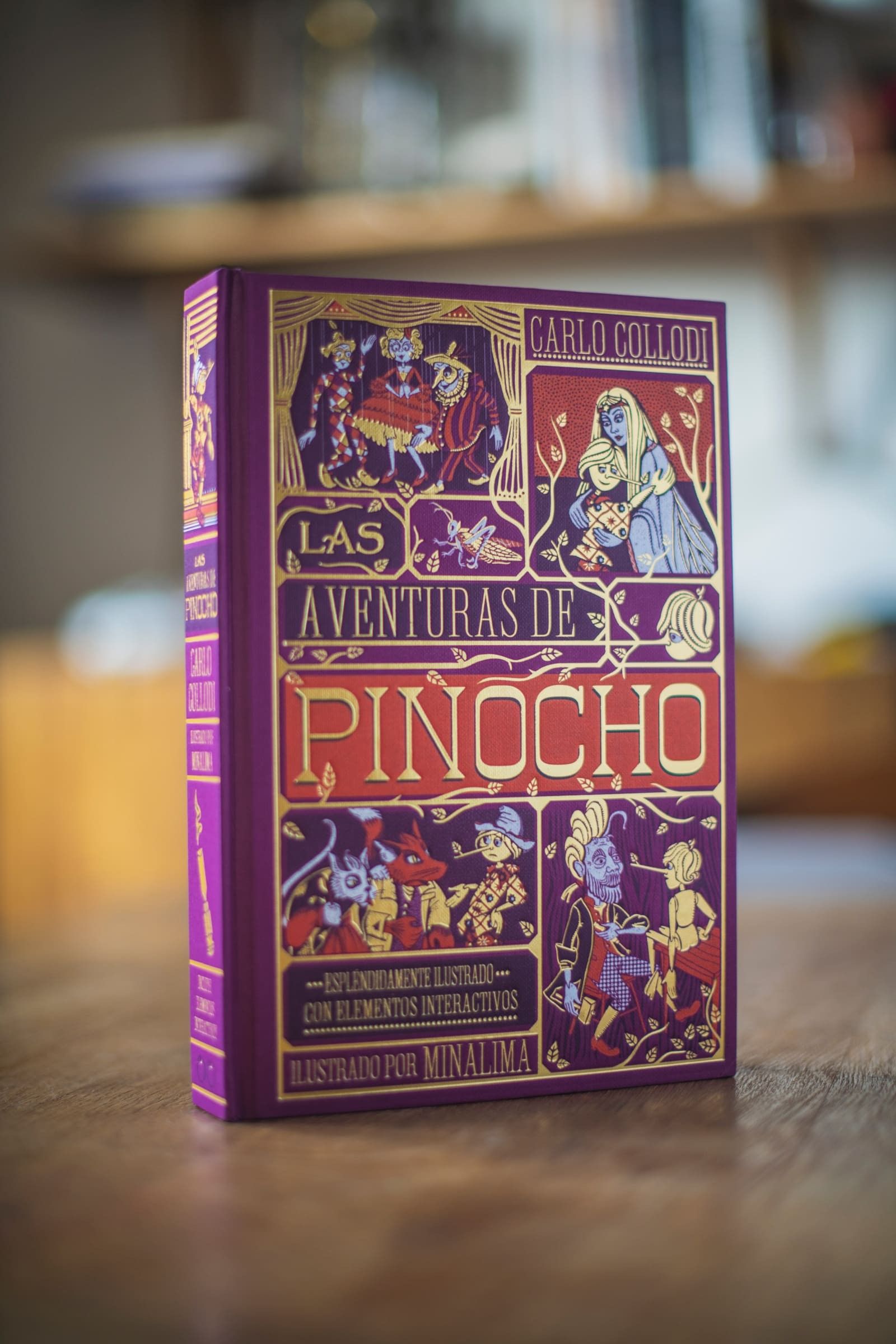Primera imagen de Las aventuras de Pinocho. Pop-Up de Folioscopio