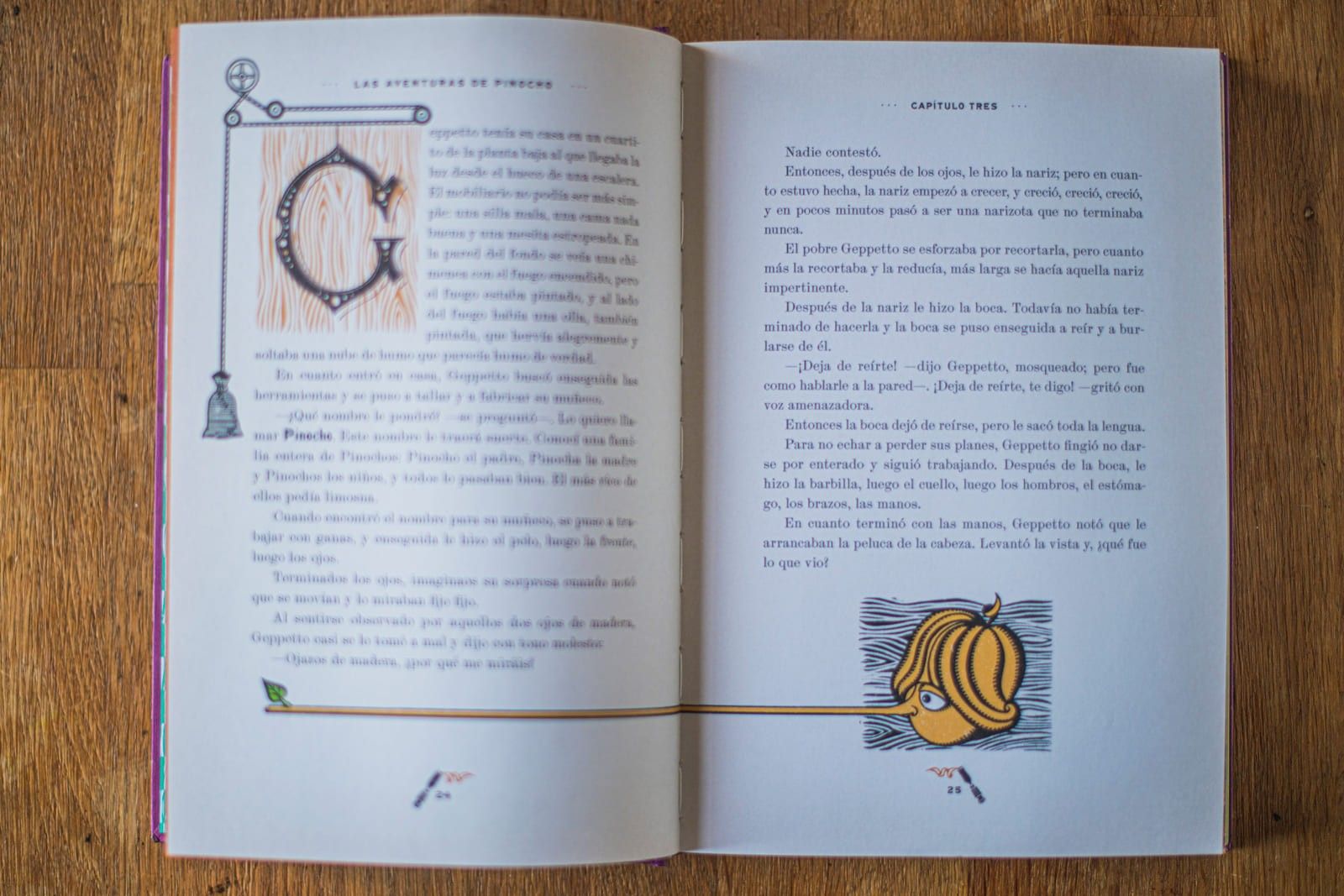 Tercera imagen de Las aventuras de Pinocho. Pop-Up de Folioscopio