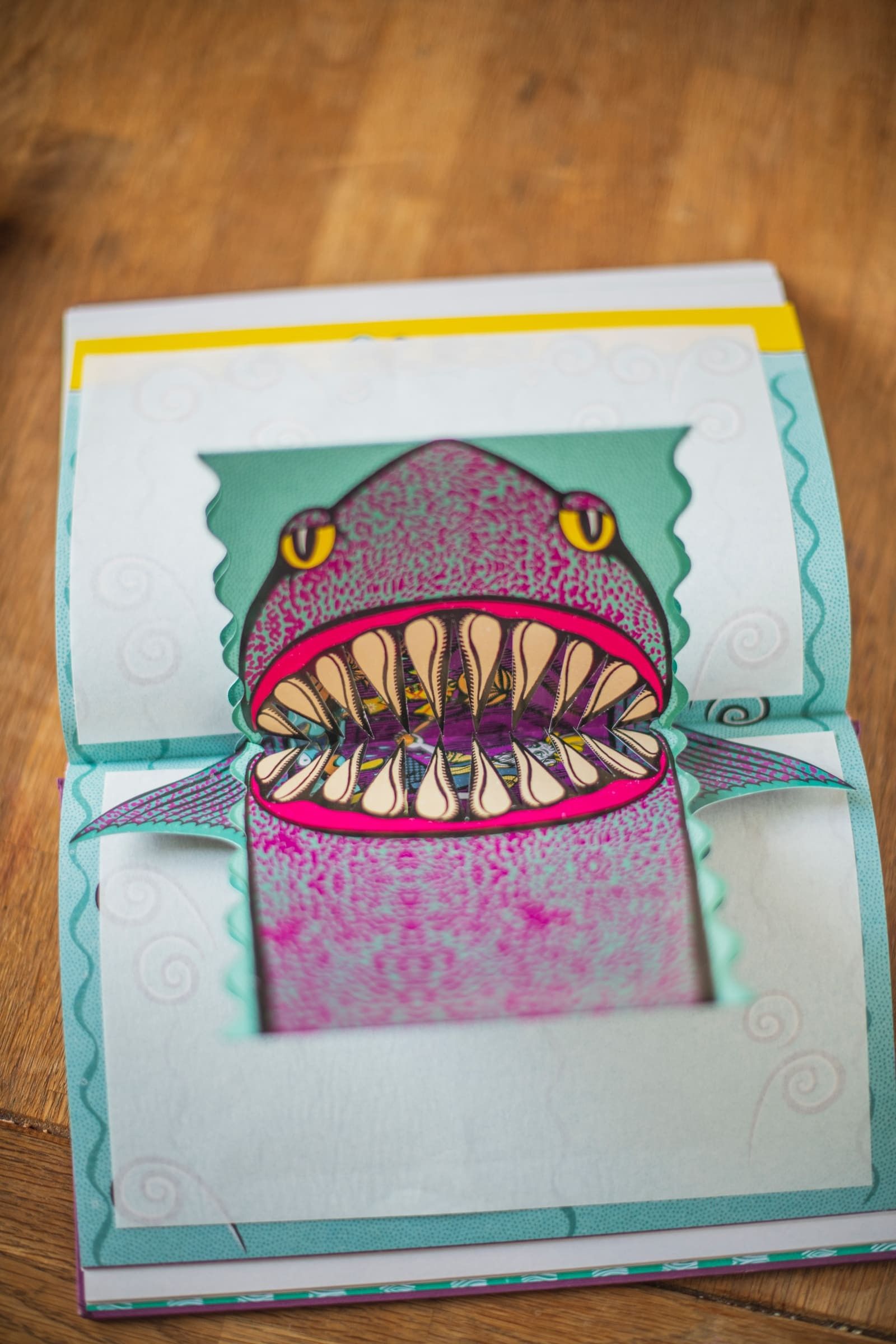 Undécima imagen de Las aventuras de Pinocho. Pop-Up de Folioscopio
