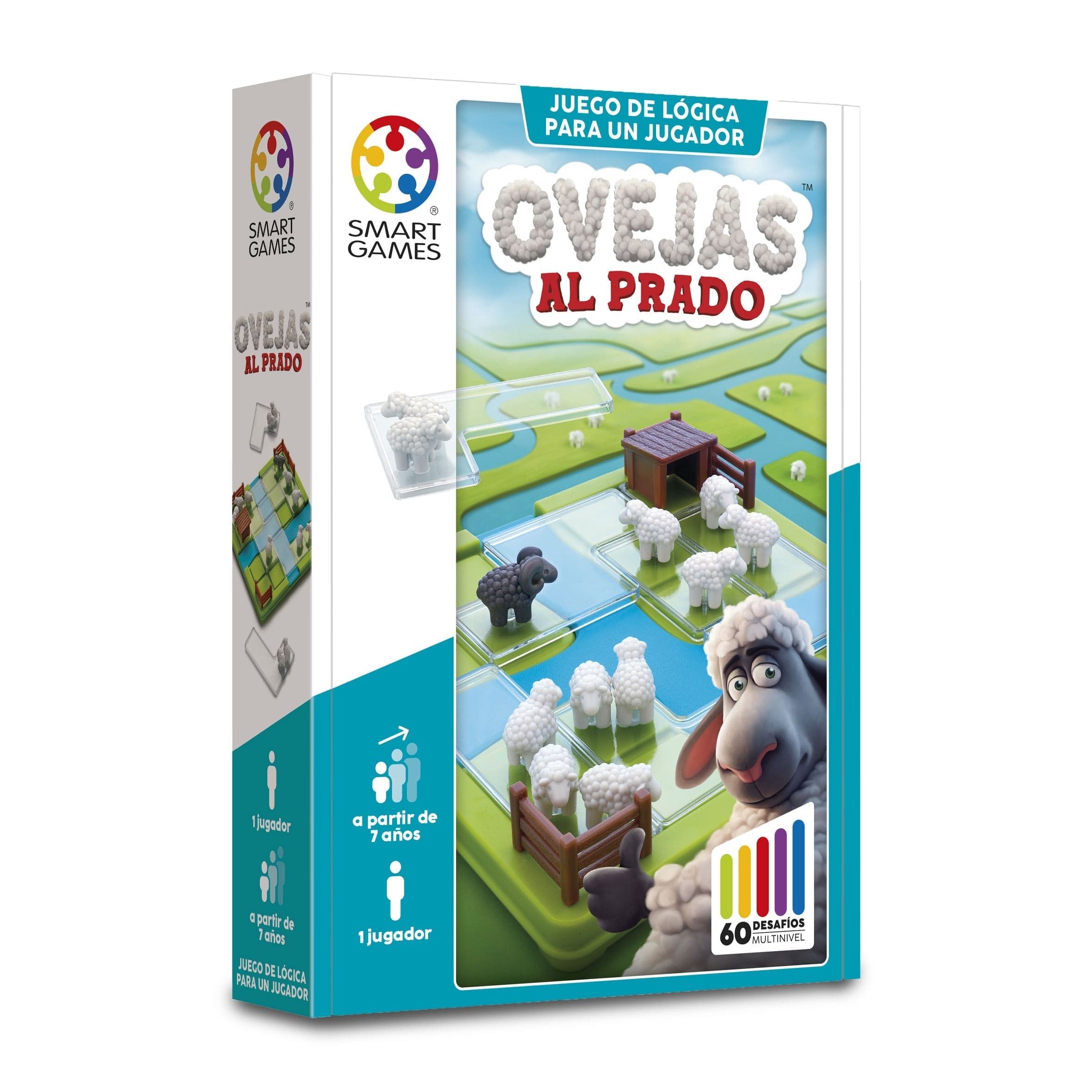 Primera imagen de Ovejas al Prado. Juego de Lógica de Smart Games