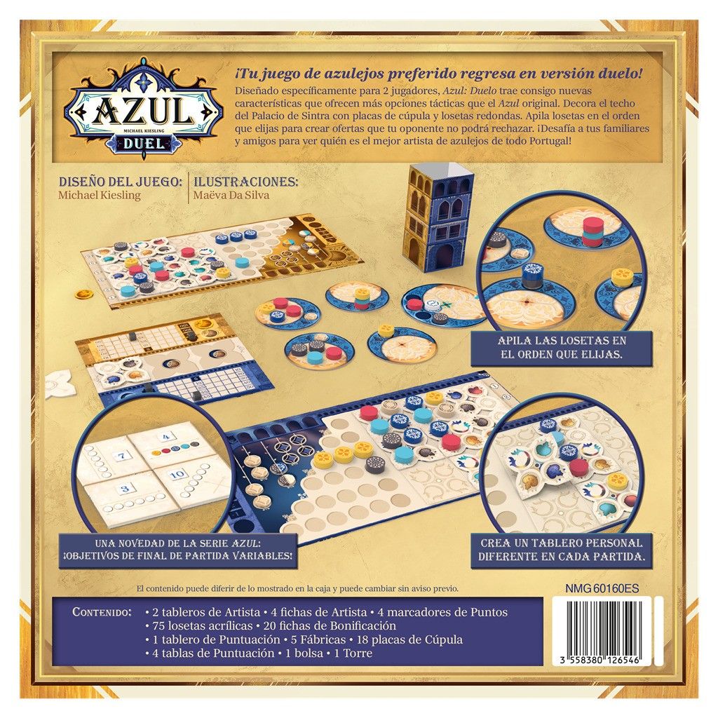 Cuarta imagen de Azul Duel, Juego de mesa.