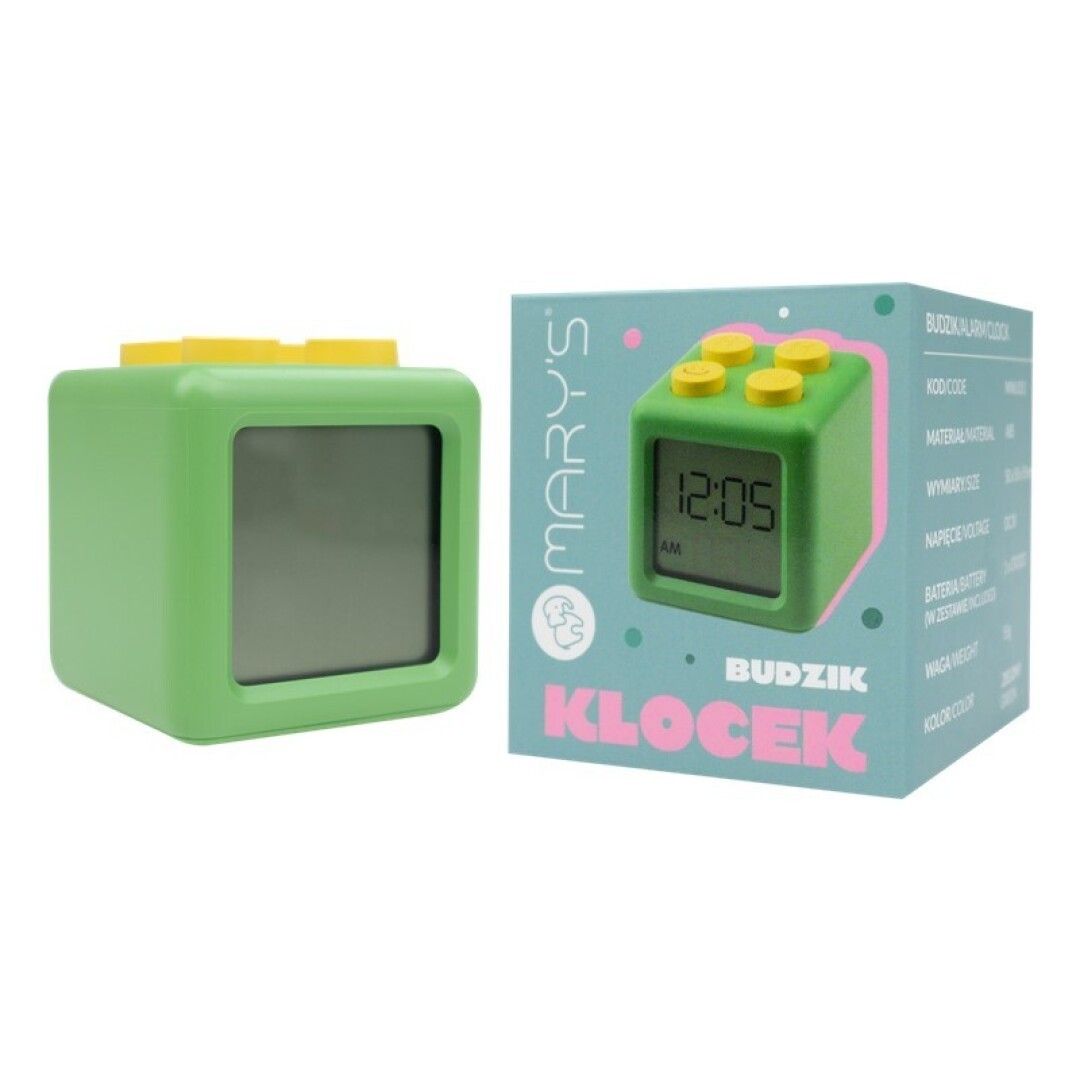 Tercera imagen de Mary's Reloj Despertador Block Verde