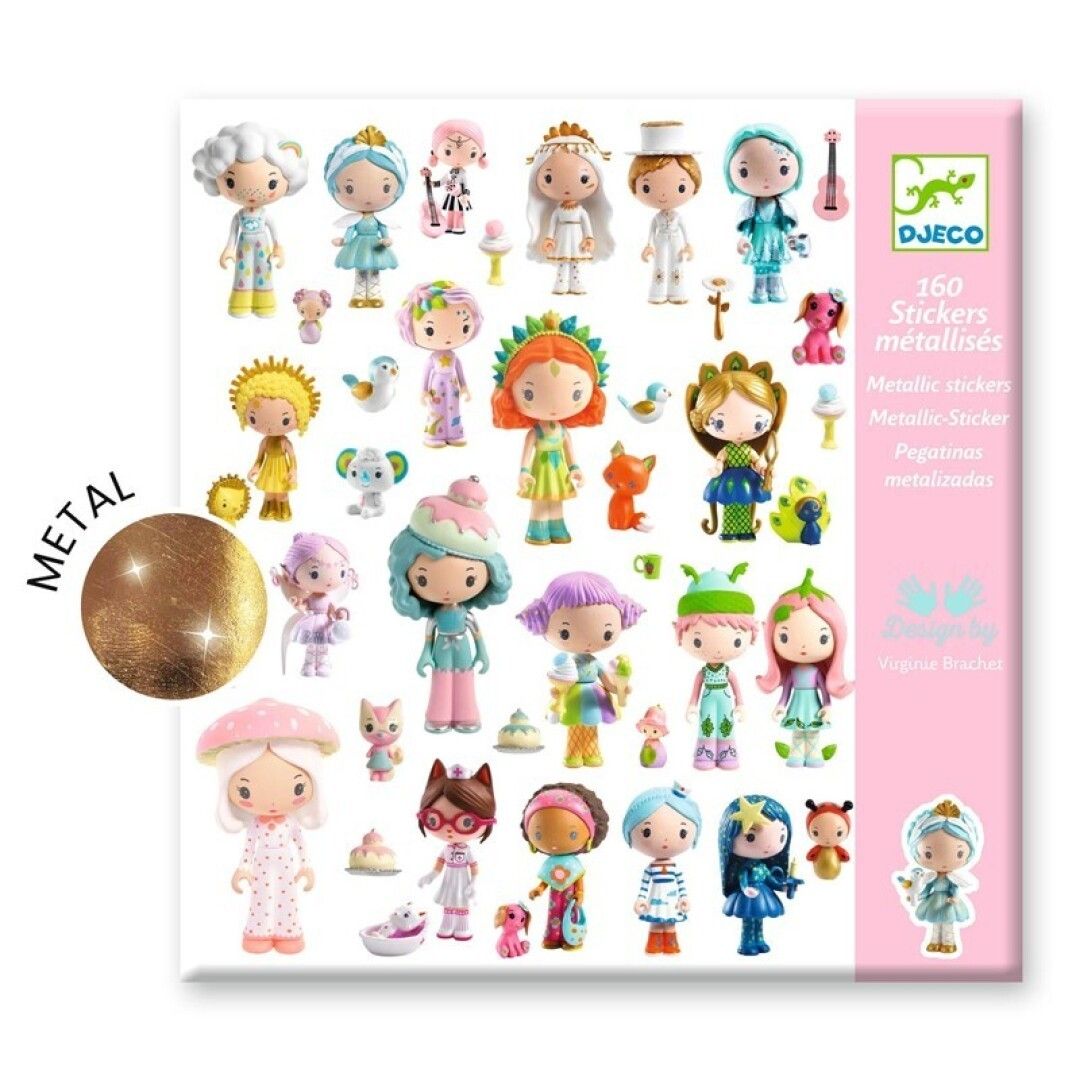 Primera imagen de las Pegatinas el Pequeño Mundo de las Tinyly de Djeco