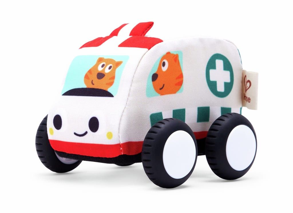 Novena imagen del Set de coches de peluche en bolsa de almacenamiento desplegable de Hape