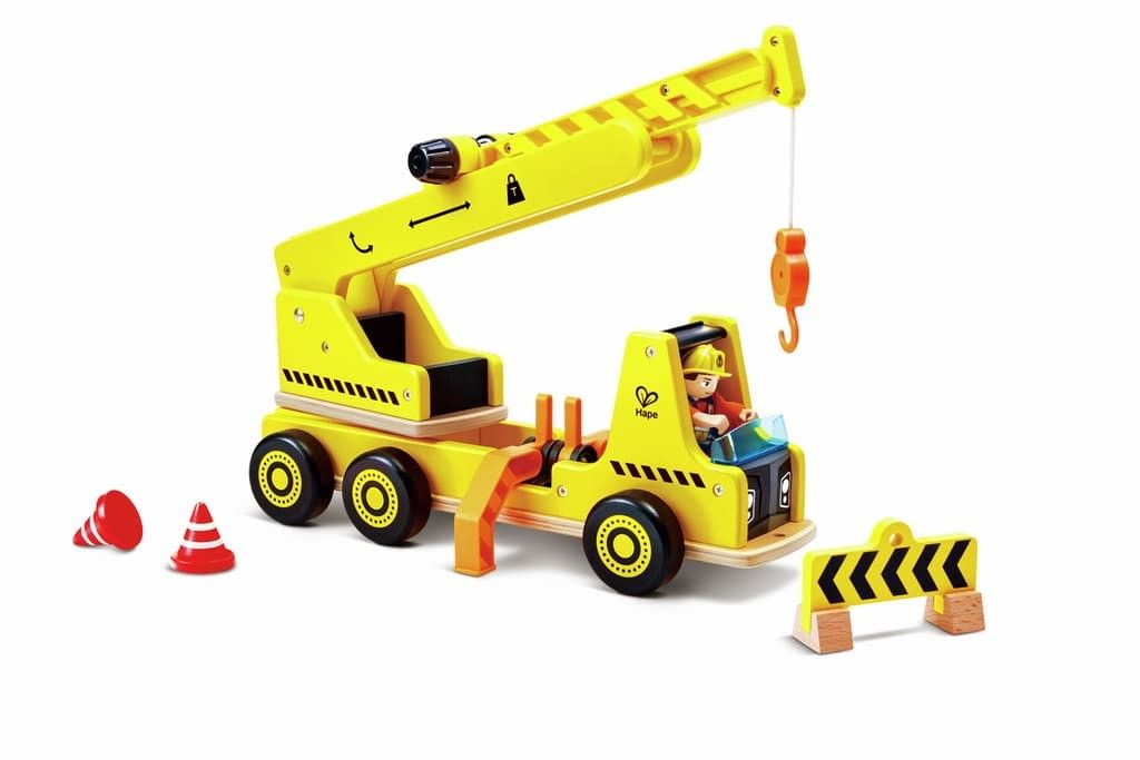 Primera imagen del Set de Grúa Móvil y Construcción de Hape
