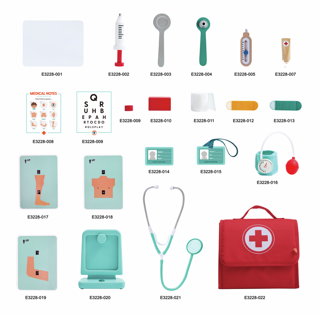 Tercera imagen del Maletín Médico el Pequeño Doctor de Hape