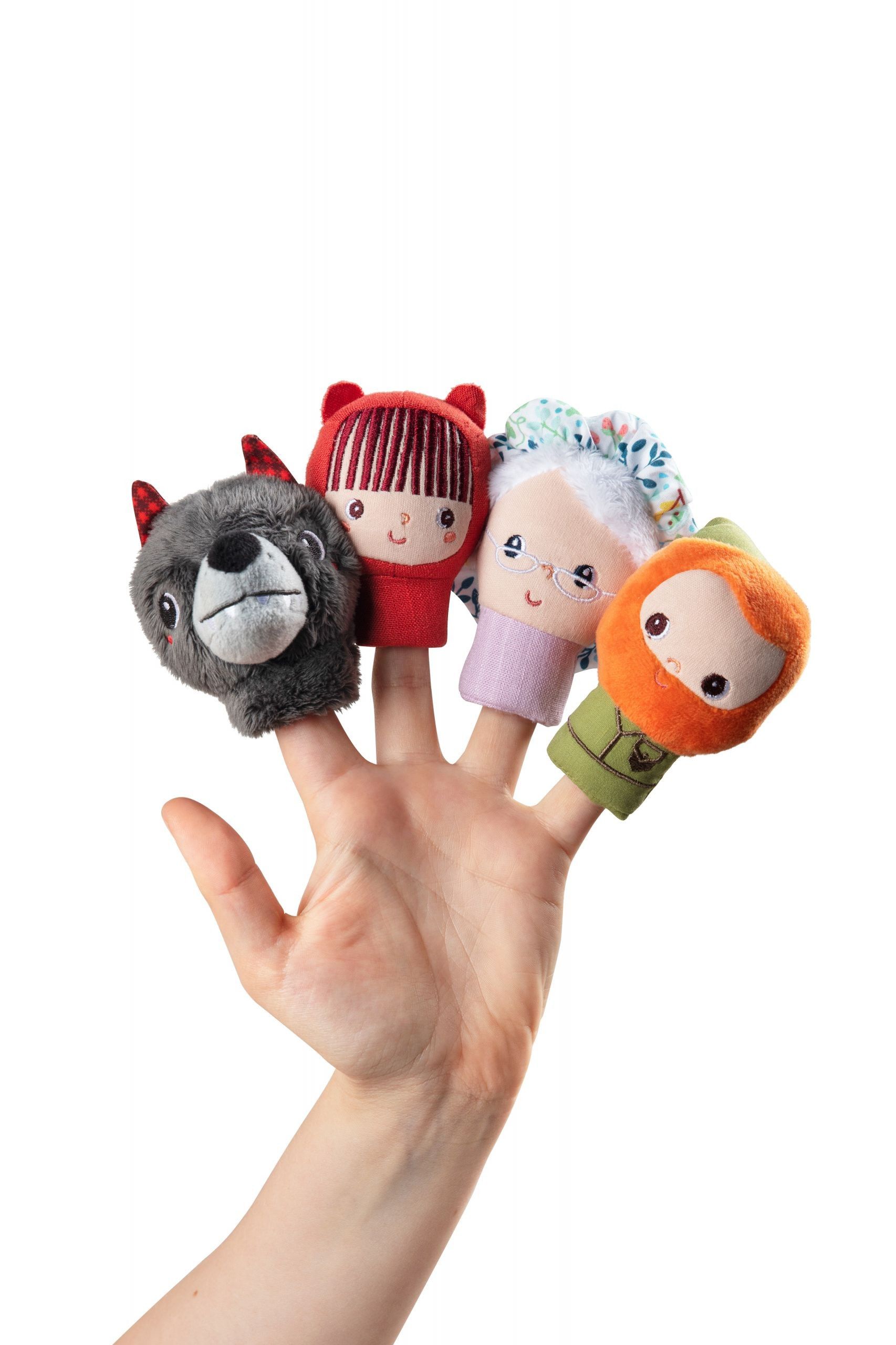 Segunda imagen de Caperucita Roja Marionetas de Dedo de Lilliputiens