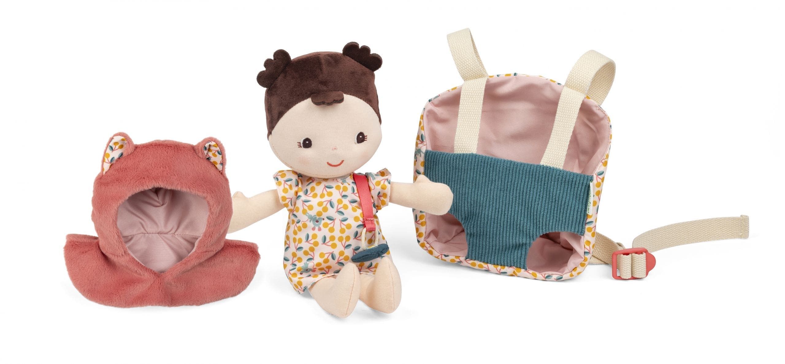 Primera imagen del Bebé Jeanne y Portabebés de Lilliputiens