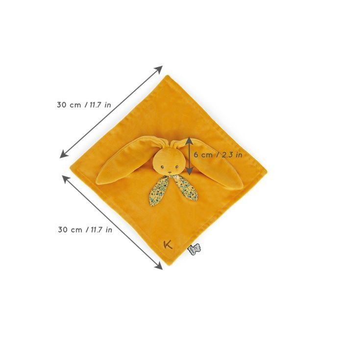 Cuarta imagen del Doudou Conejito Ocre Lapinoo en caja 30 cm. de Kaloo