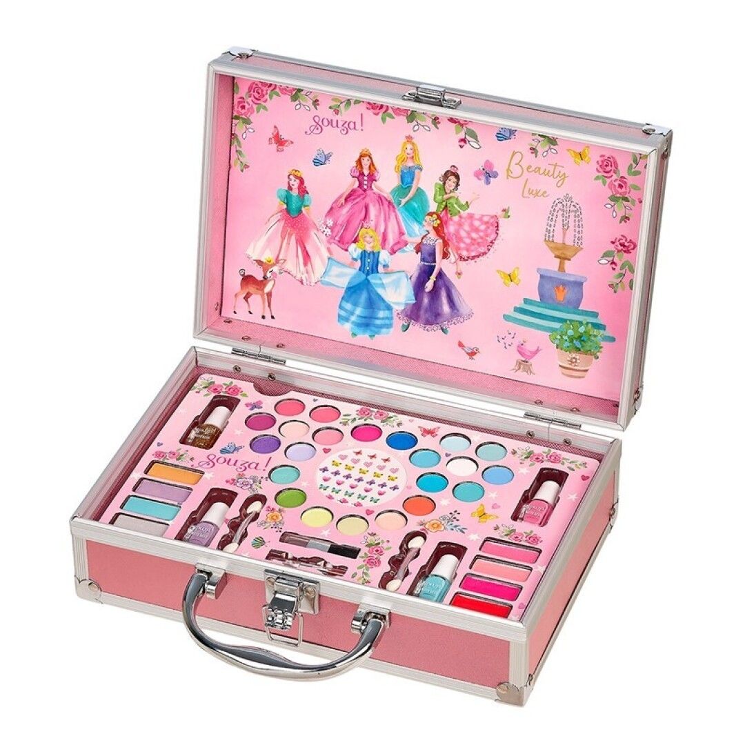 Primera imagen del Maletín de Belleza Princesas. Set de Maquillaje