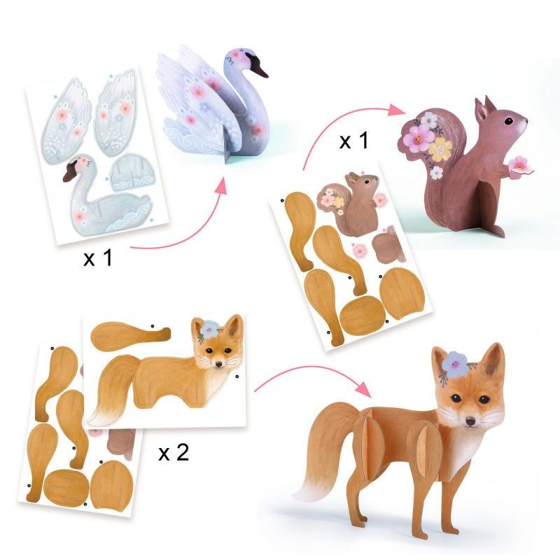 Cofre Multiactividades Fluffy Box - Djeco - Imagen 3