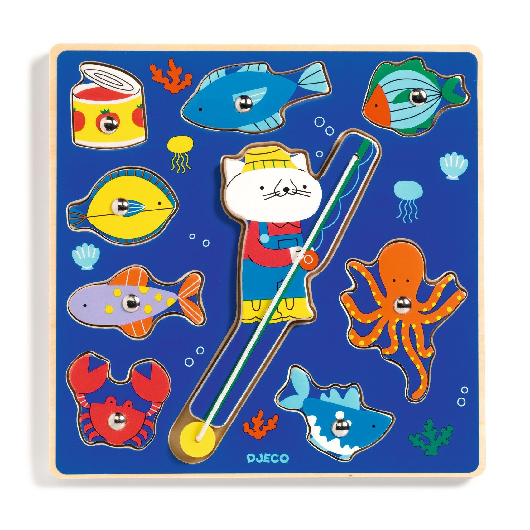 Puzzle Encajable Puzz & Fish Color - Djeco - Imagen 3