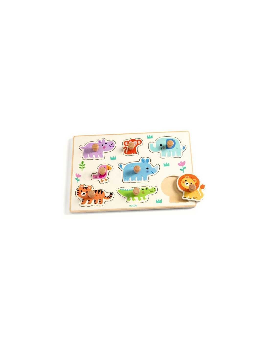 Puzzle Encajable Hippo'n'Co - Djeco - Imagen 4