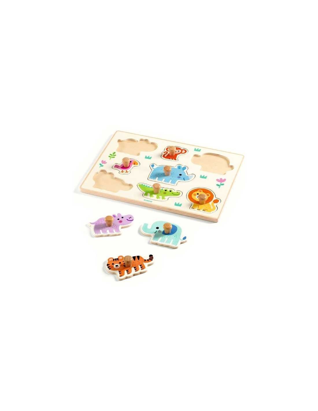 Puzzle Encajable Hippo'n'Co - Djeco - Imagen 3
