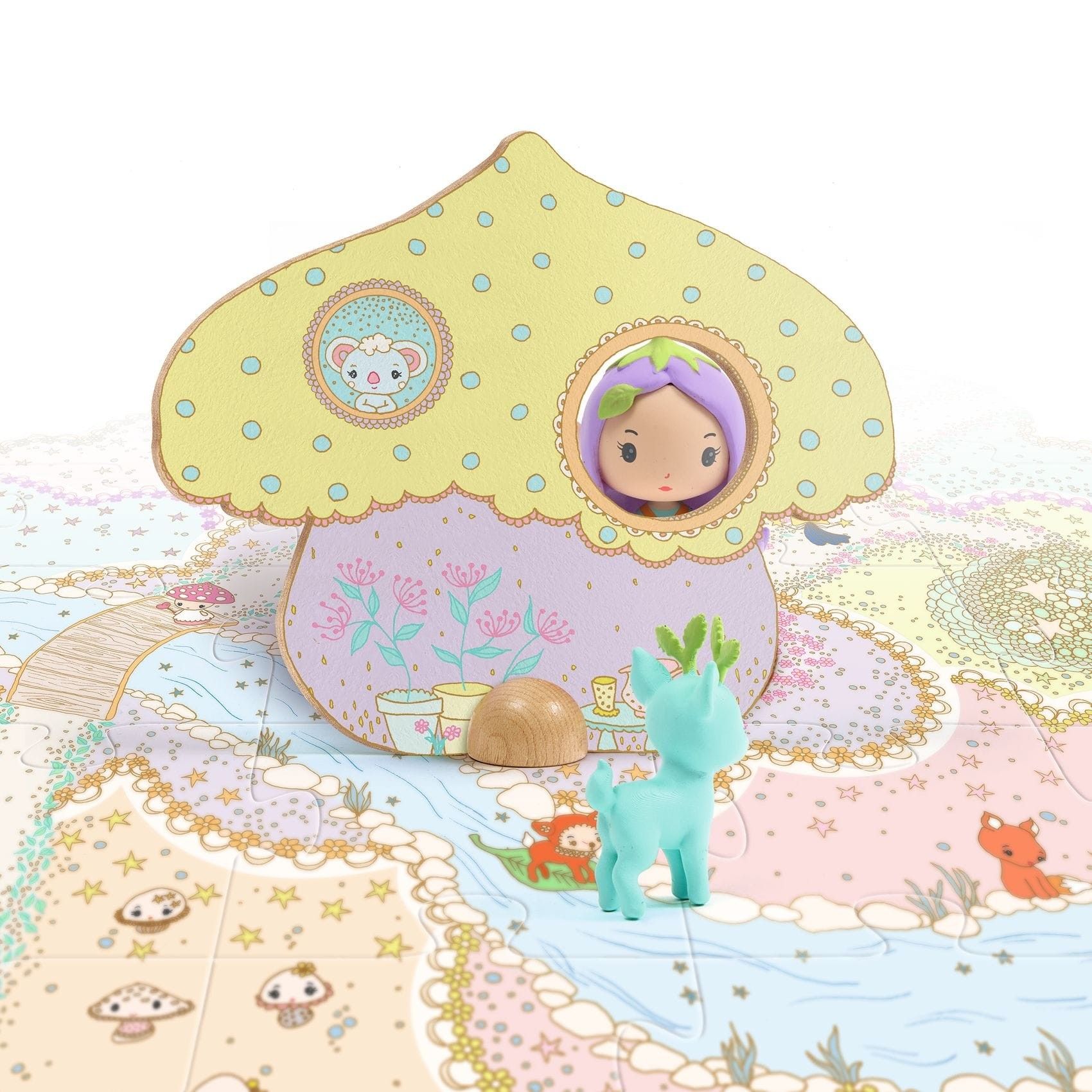 Puzzle Tinyly Puzz'Up Lily 33 pzas. - Djeco - Imagen 3
