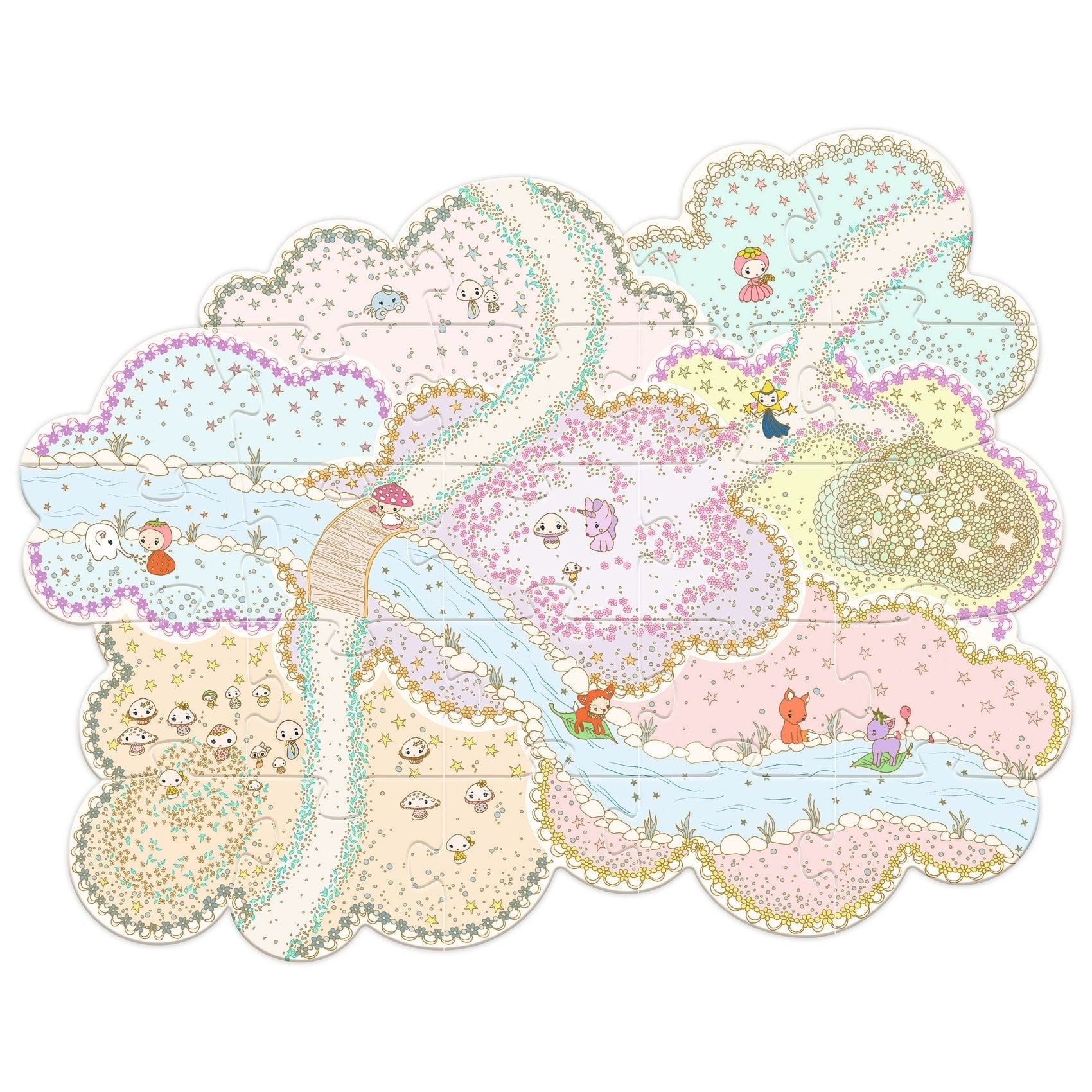 Puzzle Tinyly Puzz'Up Lily 33 pzas. - Djeco - Imagen 2