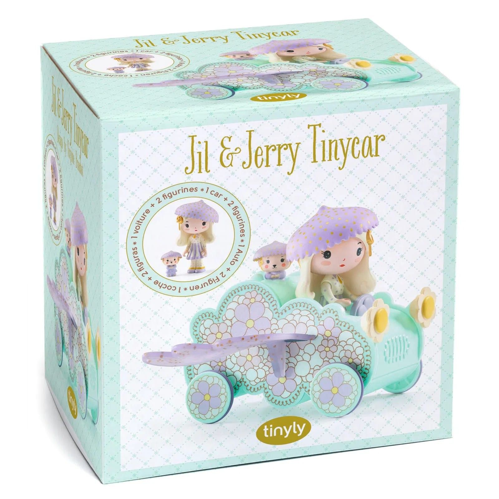 Muñeca Jil & Jerry Tinycar - Tinyly - Djeco - Imagen 4