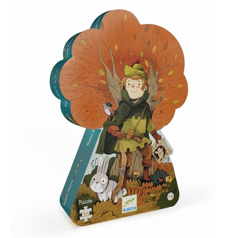Puzzle Silueta Robin Hood 36 piezas - Djeco