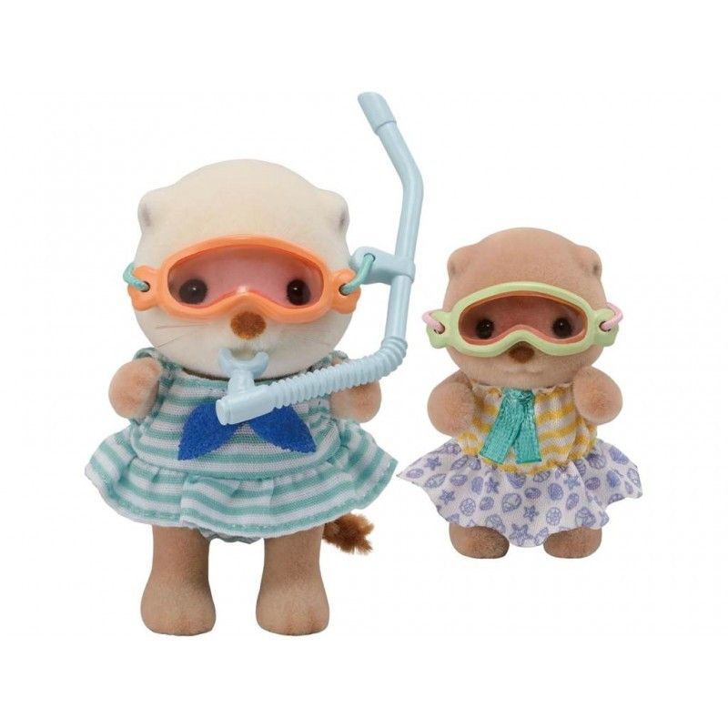 Set Hermanas Nutria Marina - Sylvanian Families - Imagen 6