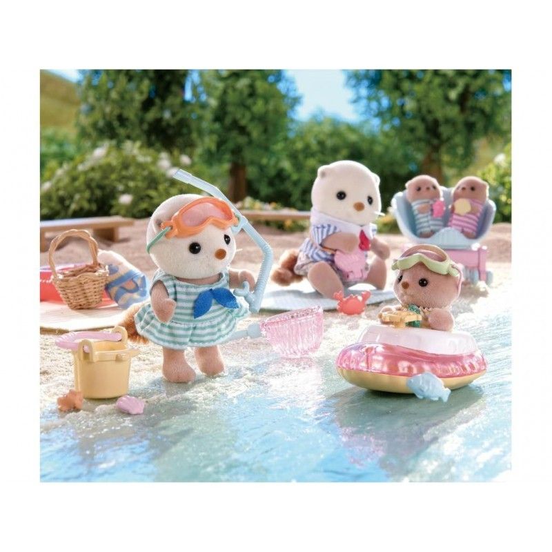 Set Hermanas Nutria Marina - Sylvanian Families - Imagen 5