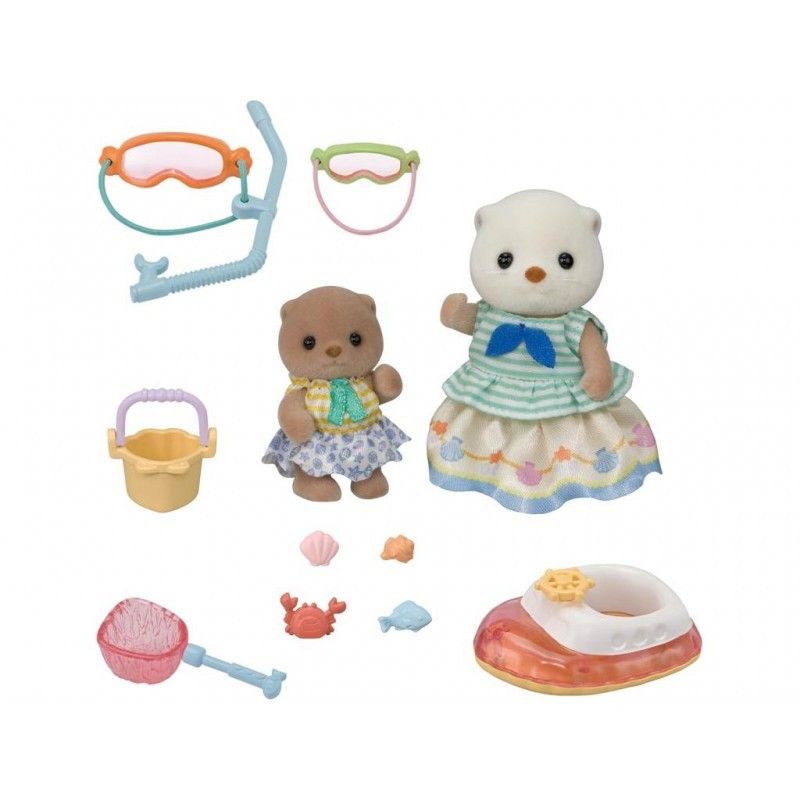 Set Hermanas Nutria Marina - Sylvanian Families - Imagen 3