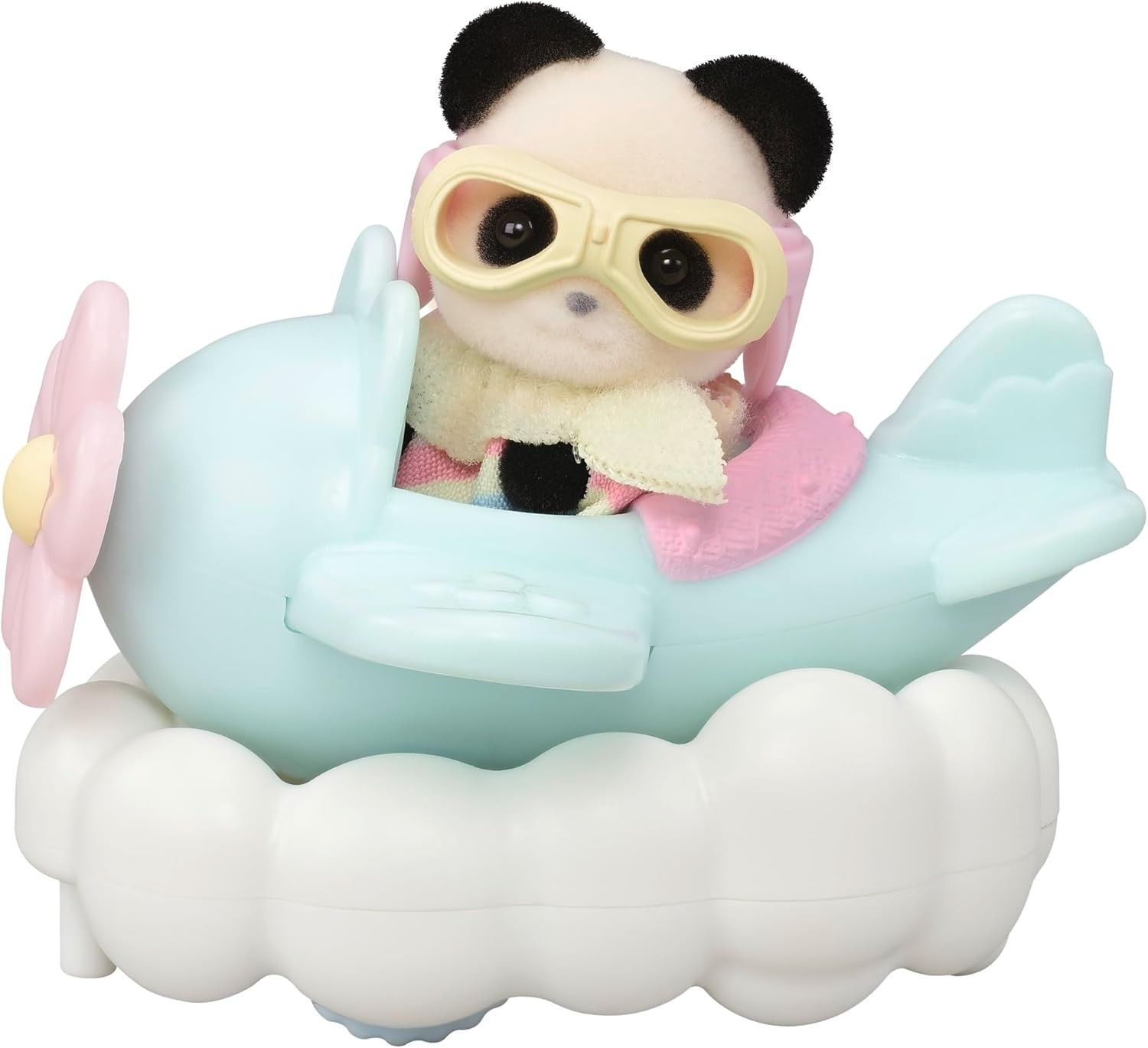 Crème y Erin en tren y avión - Sylvanian Families - Imagen 5