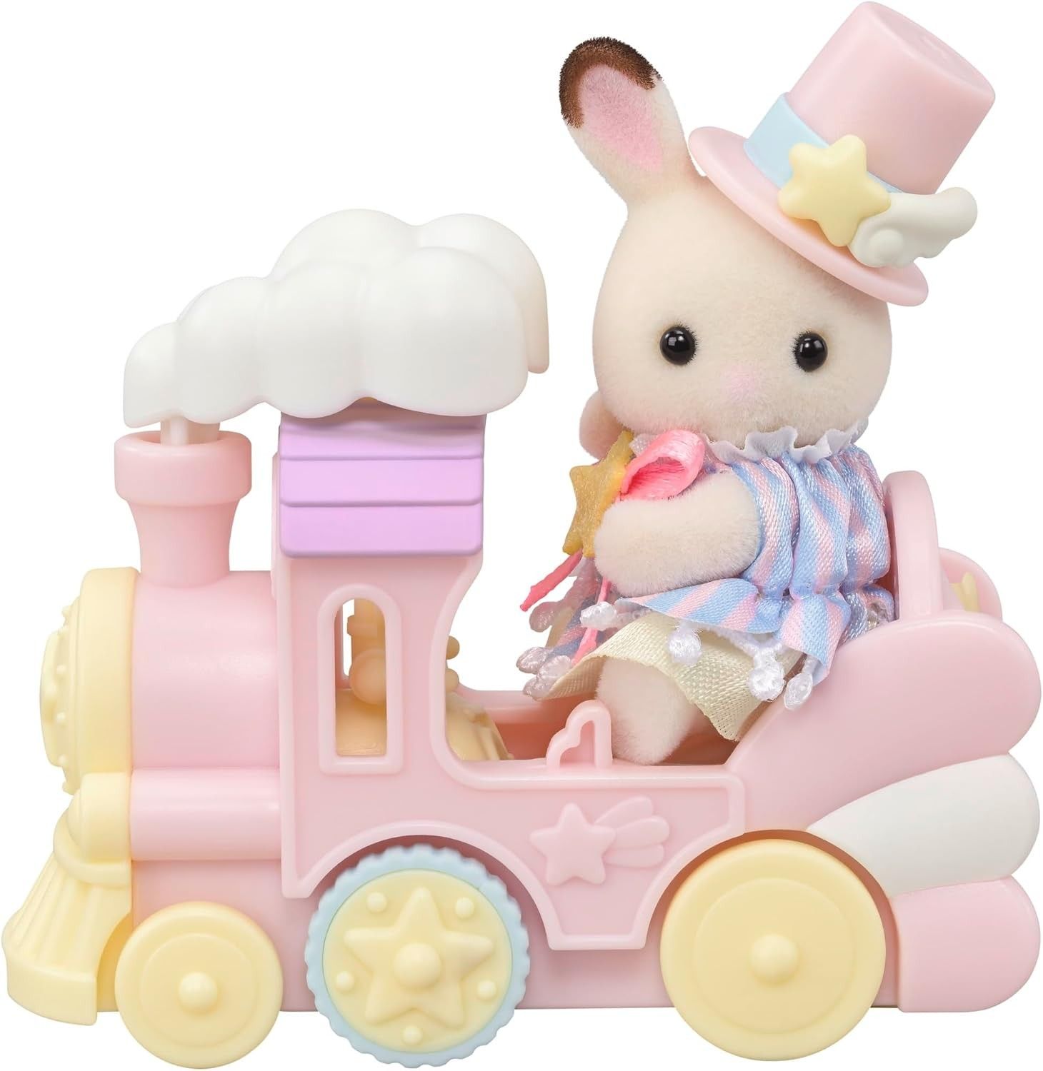 Crème y Erin en tren y avión - Sylvanian Families - Imagen 4