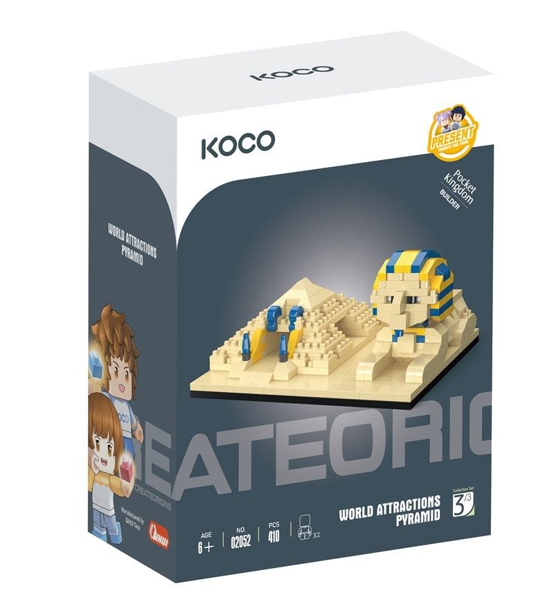 Pirámide y Esfinge 410 piezas - KOCO - Imagen 2