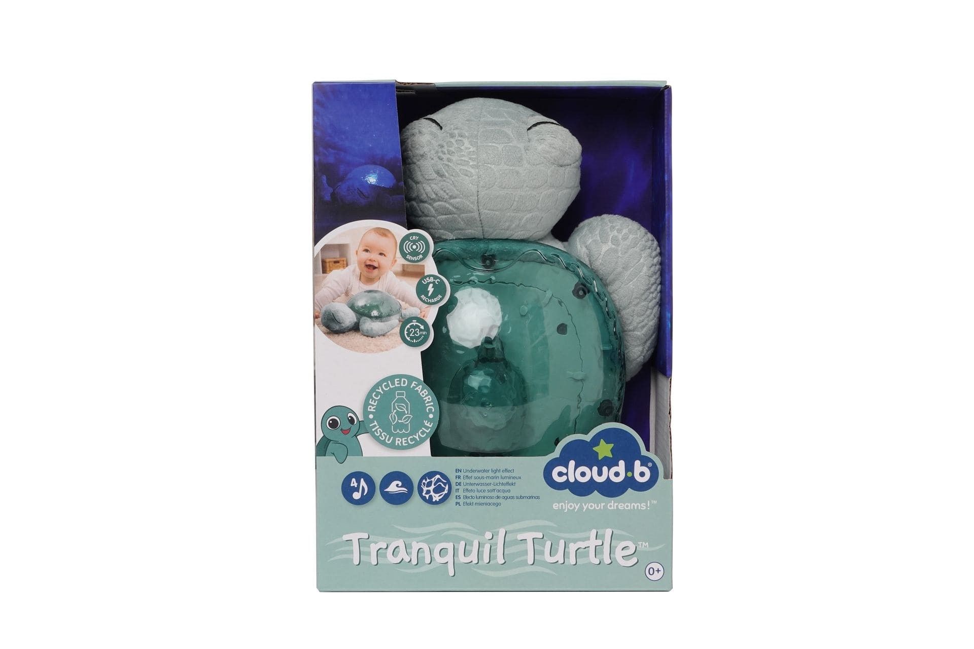 Tortuga Tranquila Verde Recargable - Cloud B - Imagen 8