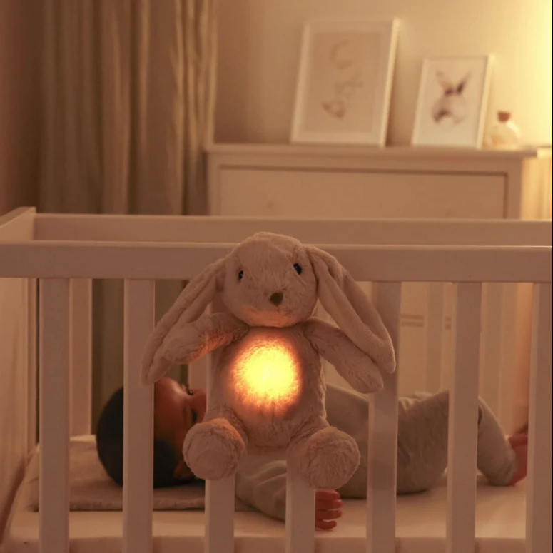 Peluche relajante con luz y sonido Billy el Conejo LoveLight recargable - Cloud B - Imagen 6