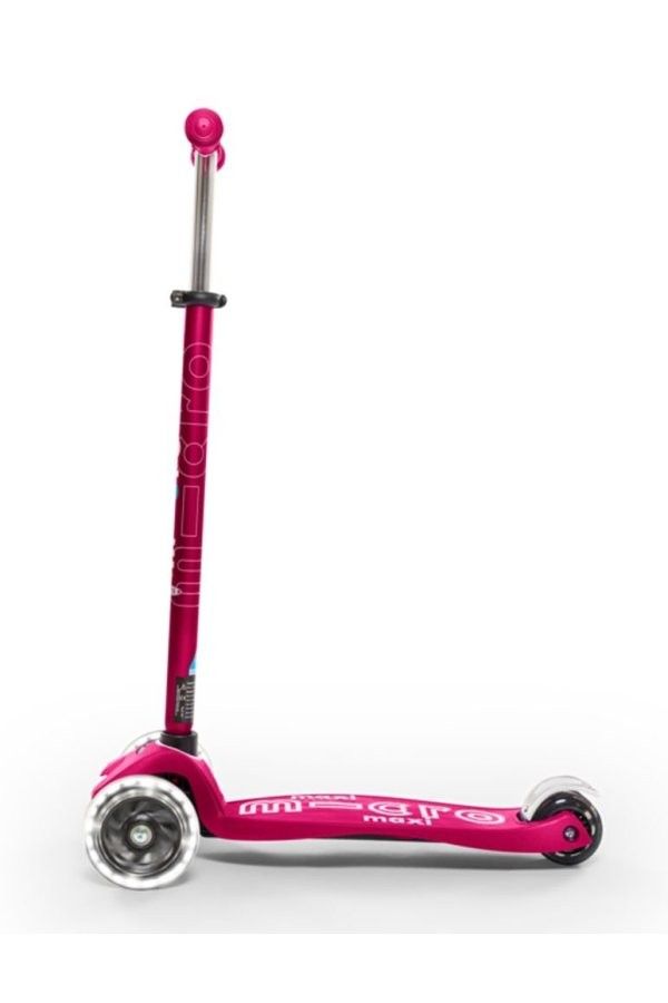 Patinete Micro Maxi Deluxe Rosa LED - Imagen 8