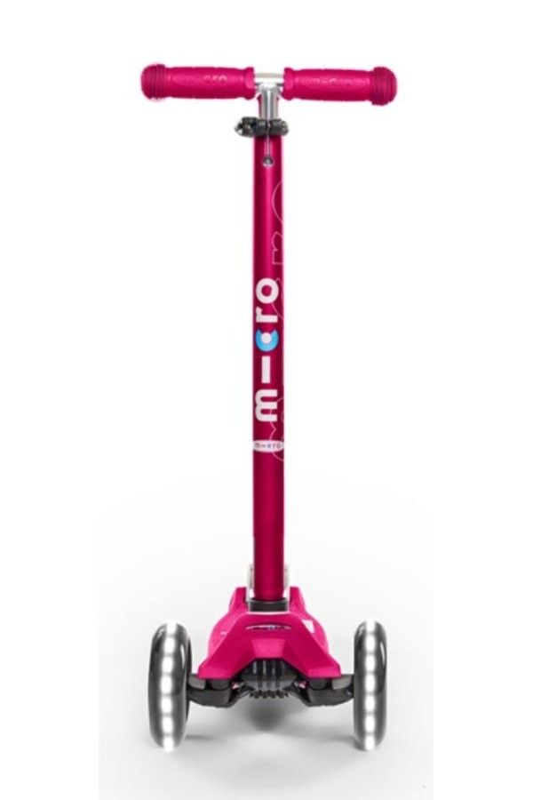 Patinete Micro Maxi Deluxe Rosa LED - Imagen 7