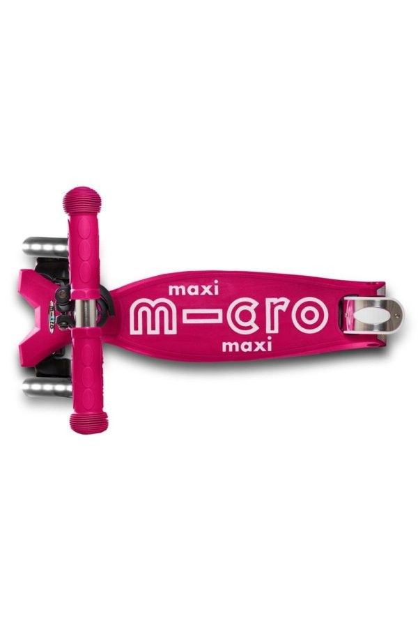 Patinete Micro Maxi Deluxe Rosa LED - Imagen 3