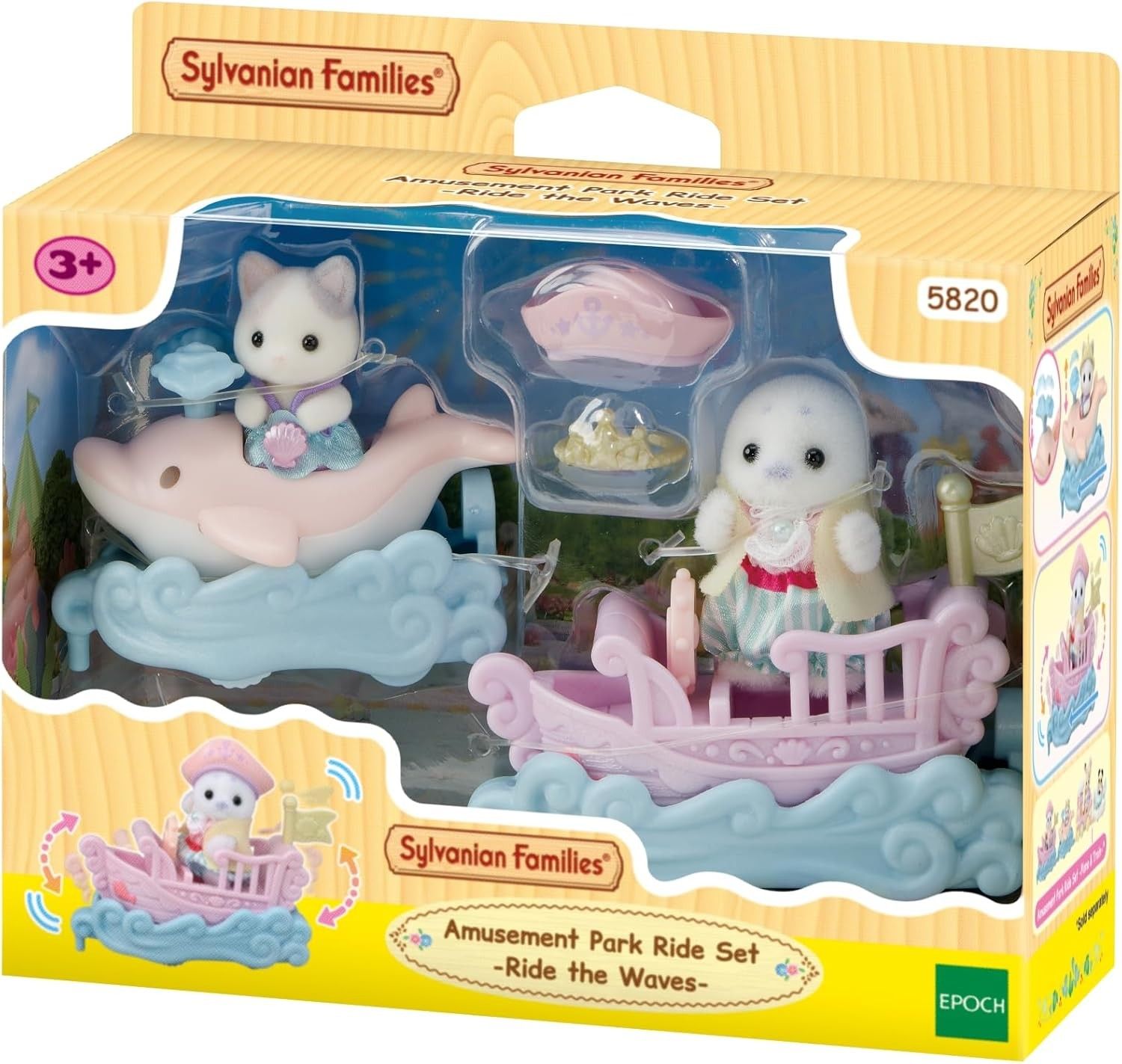 Puffy y Cara surcan las olas - Sylvanian Families - Imagen 8