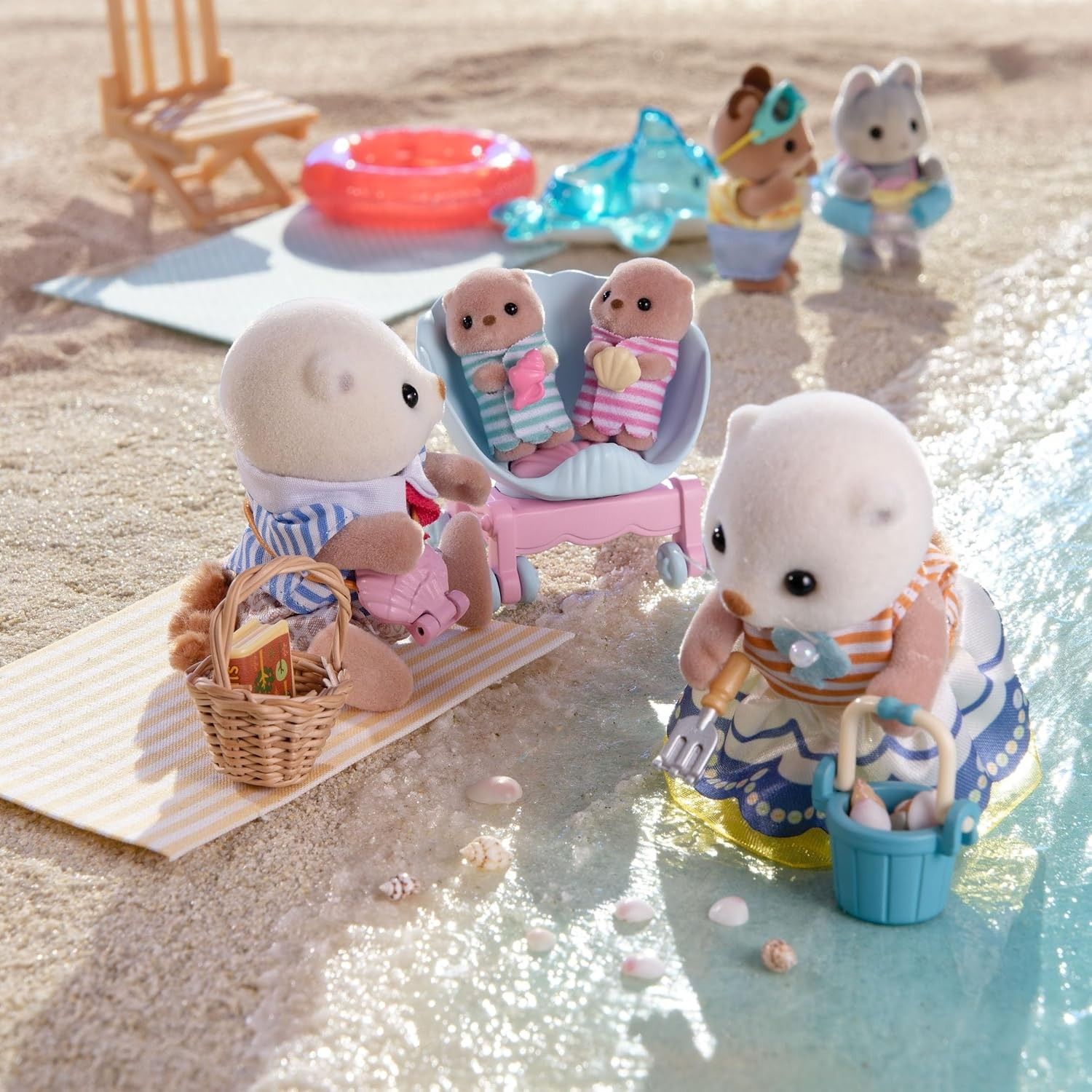 Familia Nutria Marina - Sylvanian Families - Imagen 6