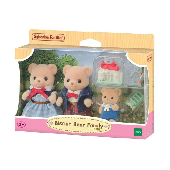 Familia Oso Biscuit - Sylvanian Families - Imagen 2