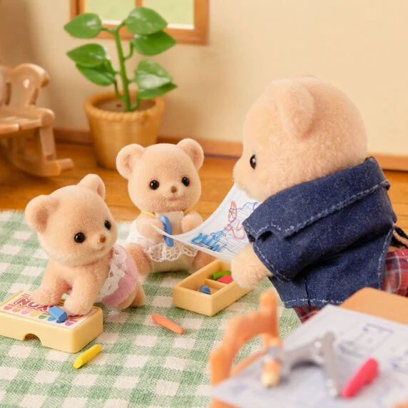 Gemelos Oso Biscuit - Sylvanian Families - Imagen 5